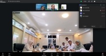 PPDGS BMM FKG Universitas Andalas Awali Proses Re-akreditasi dengan Bimbingan Daring Bersama Asesor LAM-PTKes