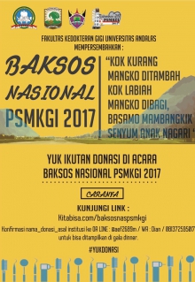 Donasi Baksos Nasional PSMKGI 2017