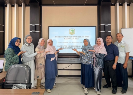 FKG Universitas Andalas Laksanakan Pendataan Program Kerja dan Kegiatan Tahun 2027