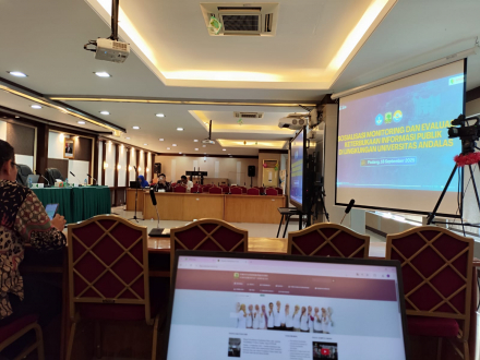 FKG Unand Hadiri Sosialisasi Monitoring dan Evaluasi Keterbukaan Informasi Publik Universitas Andalas Tahun 2025