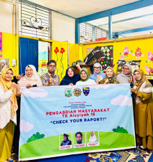 Pengabdian Masyarakat Internasional Kolaborasi antara FKG UNAND dengan Univesity Malaya dan International Islamic University Malaysia : CHECK YOUR RAPORT!